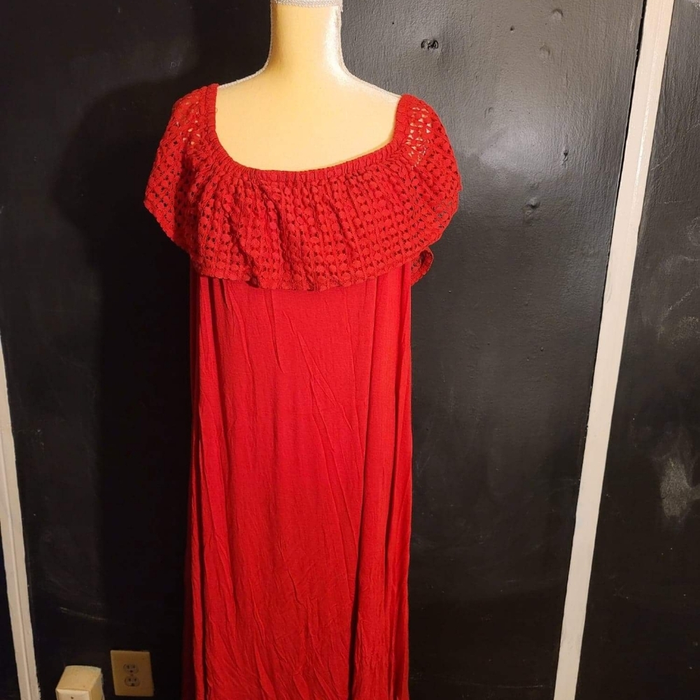 Crochet layered dress ♡